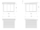 Palmako Lenna 8,3 m2 Set 401 Slide