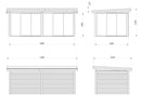 Palmako Lenna 16,6 m2 Set 402 Slide