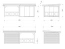 Palmako Lenna 16,6 m2 Set 403 Slide