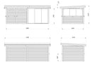 Palmako Lenna 16,6 m2 Set 407 Slide