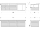 Palmako Lenna 24,9 m2 Set 415 Slide
