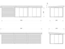 Palmako Lenna 24,9 m2 Set 417 Slide