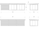 Palmako Lenna 24,9 m2 Set 418 Slide