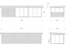 Palmako Lenna 24,9 m2 Set 419 Slide