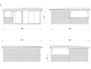 Palmako Lenna 24,9 m2 Set 422 Slide