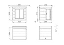 Palmako Grace Sauna 5,3 m2