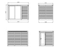 Palmako Sarah 3,8+2,1 m2