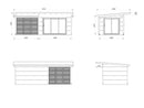 Palmako Grace 11,2+8,2 m2 Slide Plus