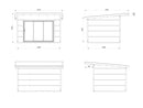 Palmako Grace 11,2 m2 Slide Plus