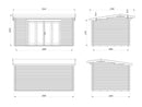 Palmako Ines 13,7 m2 Bifold