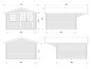 Palmako Sally 12,3 m2