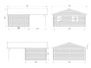 Palmako Roger 19,0+16,2 m2 kit