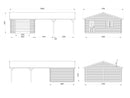 Palmako Roger 19,0+33,2 m2 mit Sektionaltor