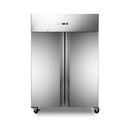 MAXIMA Gastro Gefrierschrank - 1400 l - 6 Einstellbare Regale (2/1 GN) - auf Rädern - inkl. Regale