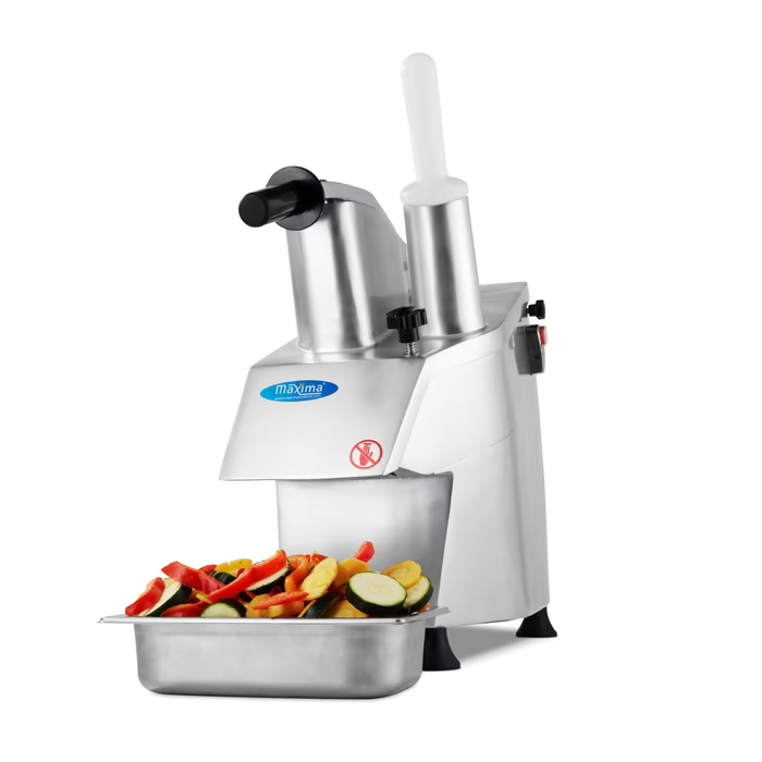 MAXIMA Gastro Gemüseschneidemaschine - Bis zu 450 kg/h - inkl. 5 Schnittscheiben - Gebraucht