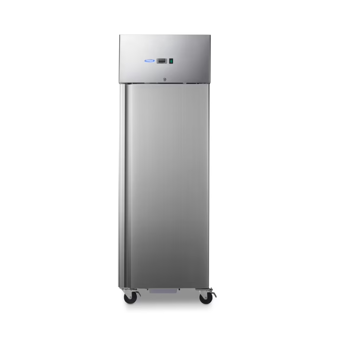 MAXIMA Gastro Kühlschrank - 600 l - 3 Einstellbare Regale (2/1 GN) - auf Rädern - inkl. Regale