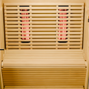 Tronitechnik Dewello Infrarotkabine PALERMO 135x120 Dual-Therm