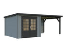 Palmako Gartenhaus Ella 6,9+8,2 m² aus Holz, 28 mm