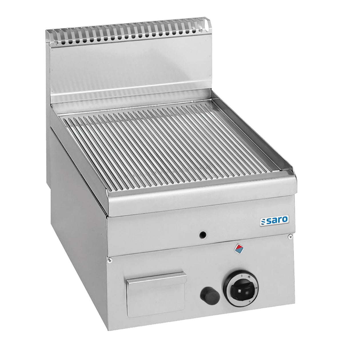 SARO Gasgrillplatte, gerillt, Auftisch, 400x600, GFT46R