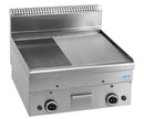 SARO Gasgrillplatte, glatt+gerillt, 1000x600, GFT66LR