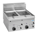SARO Gas-Fritteuse 8+8 L, Auftisch, 600 Line, GF66