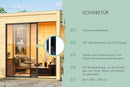 Karibu Poolhaus “Dice 3” Flachdach ca. 3x3m (3.08x3.08m) modern aus Holz in Natur