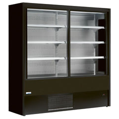 NordCap COOL-LINE wall-mounted refrigerated display cabinet OLIMPO 120 with sliding doors – Vorschau 1