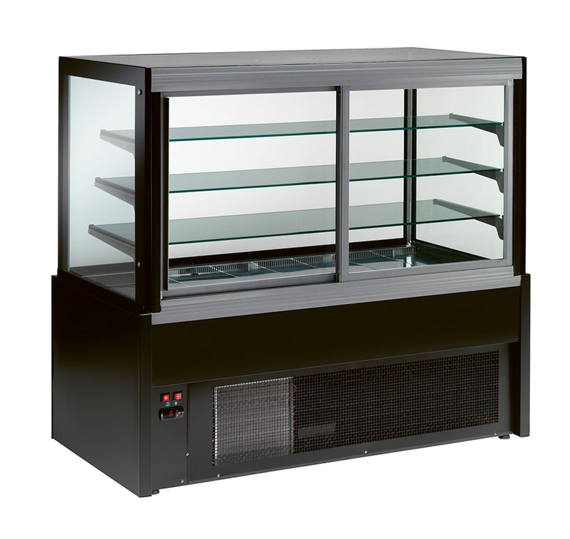 NordCap COOL-LINE Panorama-Kühlvitrine KRISTALL 120 UM