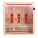 EAGO AWT Infrarotkabine E1250B-IR Hemlock 180x110 ohne Ofen