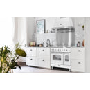 LOFRA - DOLCEVITA - DOUBLE OVEN 90 cm - RBPD 96 MFTE/CI - PEARL WHITE - brass finish 
