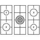 LOFRA - DOLCEVITA - DOUBLE OVEN 90 cm - RBPD 96 MFTE/CI - PEARL WHITE - brass finish 