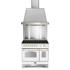 LOFRA - DOLCEVITA INDUCTION - DOUBLE OVEN 90 cm - RBPD 96 MFTE/ 5I - pearl white - brass finish  – Vorschau 3