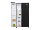 LOFRA - DOLCEVITA - SIDE BY SIDE REFRIGERATOR-FREEZER - GFRNM 619/0 - BLACK - FINNISH BRASS