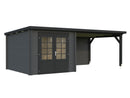 Palmako Gartenhaus Ella 6,9+10,0 m² aus Holz, 28 mm