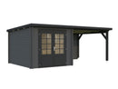 Palmako Gartenhaus Ella 6,9+8,2 m² aus Holz, 28 mm