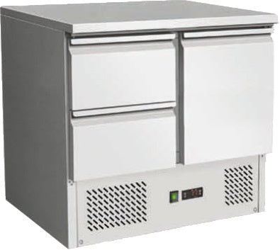 Locher  Kühltisch „Compact“ GN 1/1 mit 2 Schubladen