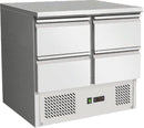 Locher  Kühltisch „Compact“ GN 1/1 mit 4 Schubladen