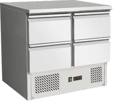 Locher  Kühltisch „Compact“ GN 1/1 mit 4 Schubladen