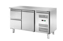 Locher Kühltisch GN1/1 mit 1 Türe und 2 Schubladen
