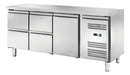Locher Kühltisch GN1/1 mit 1 Türen und 4 Schubladen