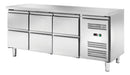 Locher Kühltisch GN1/1 mit 6 Schubladen