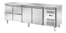 Locher Kühltisch GN1/1 mit 2 Türen und 4 Schubladen