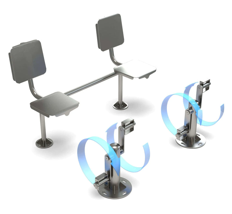 Tolymp exercise device pedal boat duo