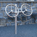 Tolymp exercise device wheel double