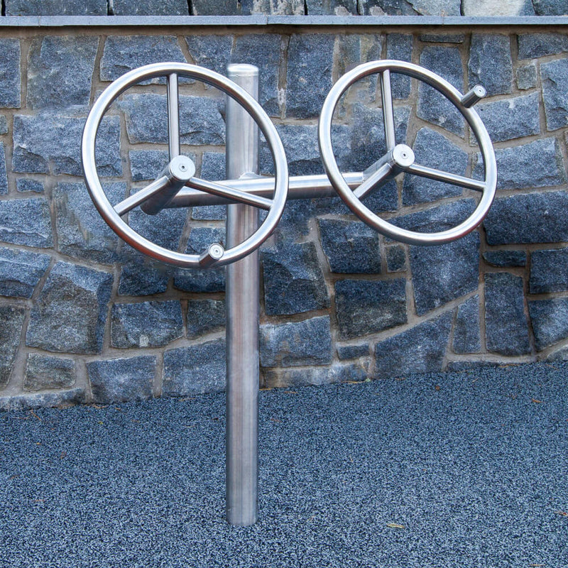 Tolymp exercise device wheel double