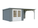Palmako Gartenhaus Ella 6,9+8,2 m² aus Holz, 28 mm