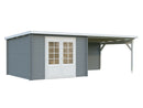 Palmako Gartenhaus Ella 8,7+10,0 m² aus Holz, 28 mm