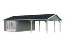 Palmako Gartenhaus Irene 19,0+33,2 m² aus Holz, 44 mm