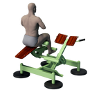 Tolymp abdominal bench and back extension – Beach Line – Street Barbell 