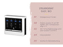 Karibu Hybrid Saunahaus Ares 2, inkl. Anbaudach in anthrazit/graualuminium, inkl. 9 kW Bioofen ext. Steuerung easy
